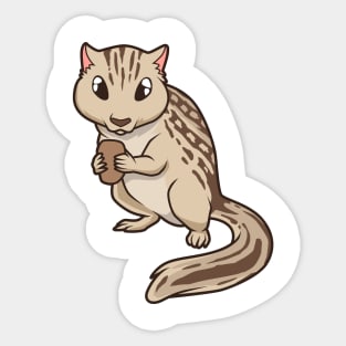 Kawaii Thirteen-lined ground squirrel Sticker